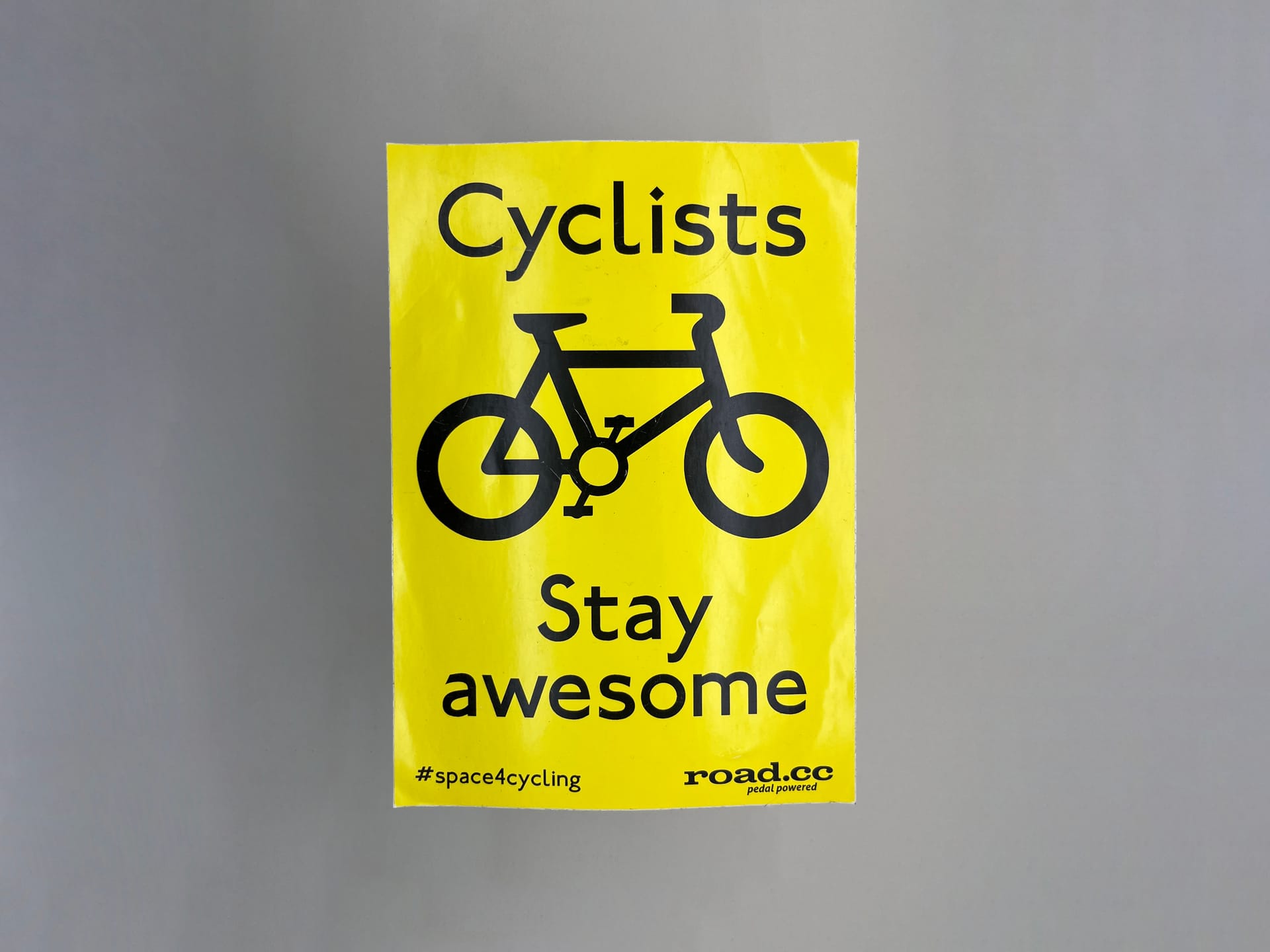 Cyclists. Stay awesome
