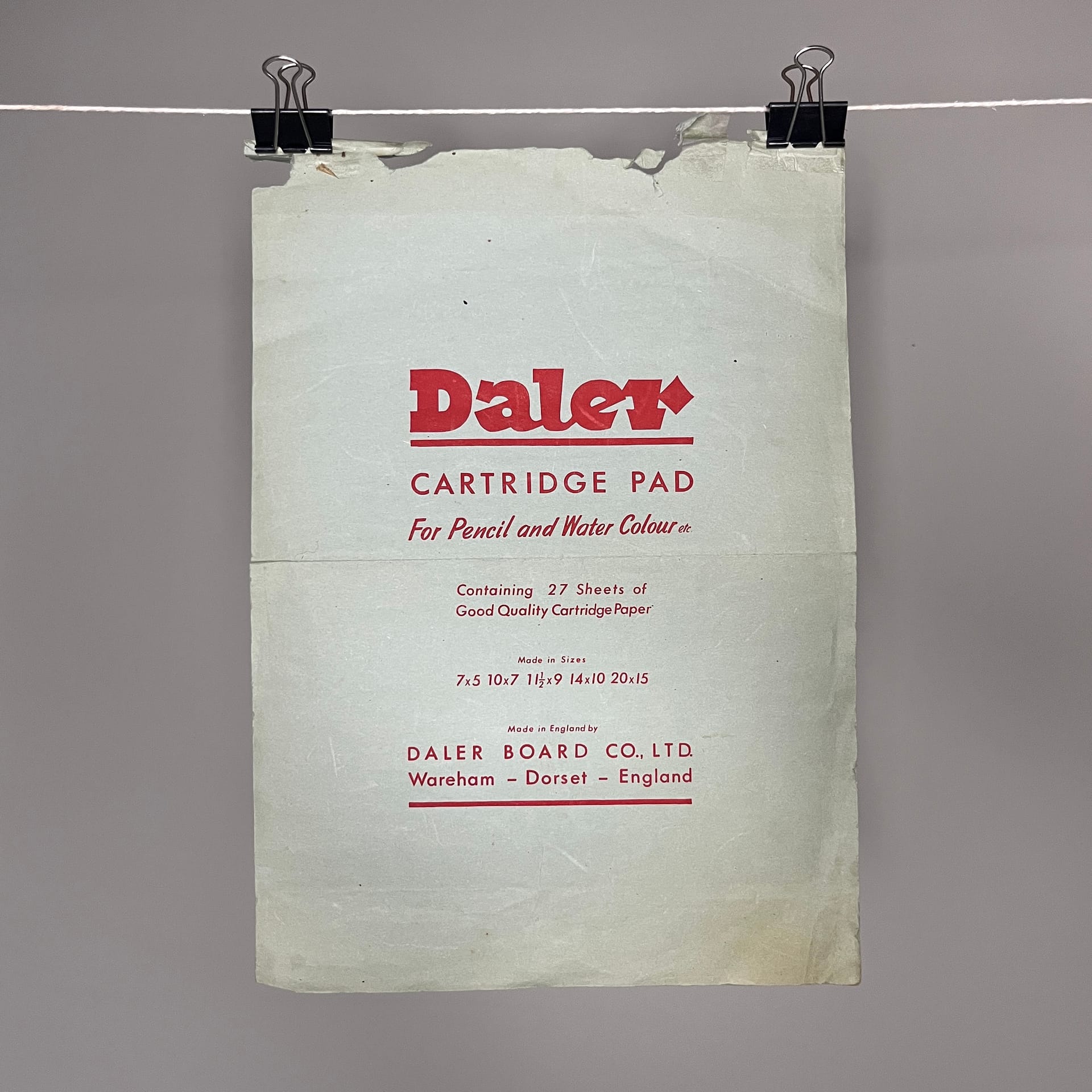 Daler cartridge pad